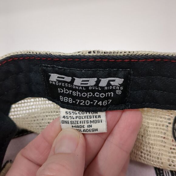 PBR Professional Bull Riders Strapback Trucker Hat Multicolor OS Adjustable Mesh - Picture 8 of 8